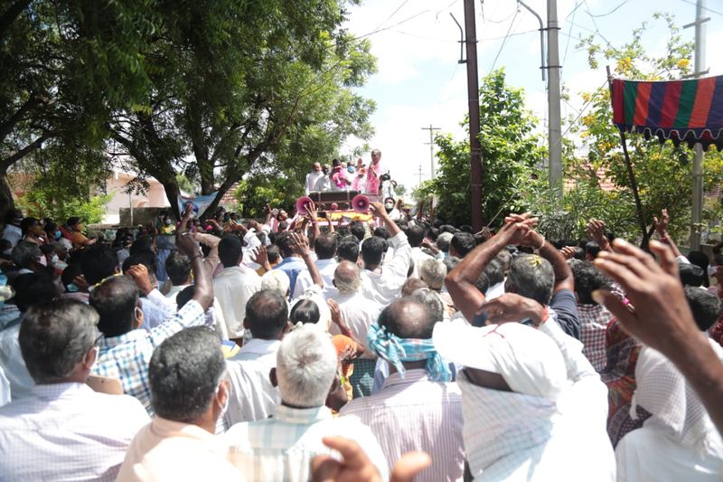 minister harish rao campaign at huzurabad bypoll