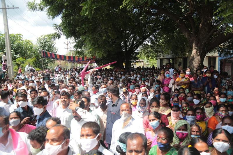 minister harish rao campaign at huzurabad bypoll
