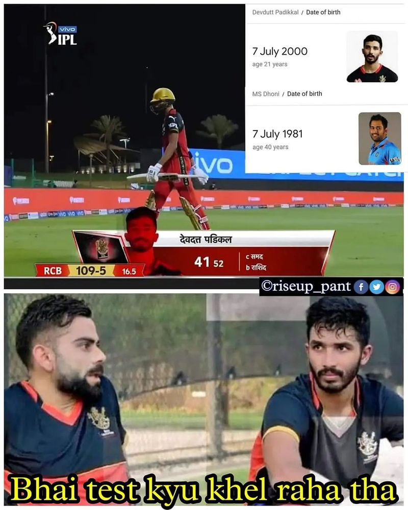 IPL 2021: Here comes next MS Dhoni, Devdutt Padikkal facing trolling after test Innings