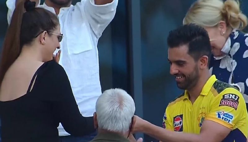 IPL 2021: CSK Player deepak chahar proposed his girlfriend in ground and she said yes