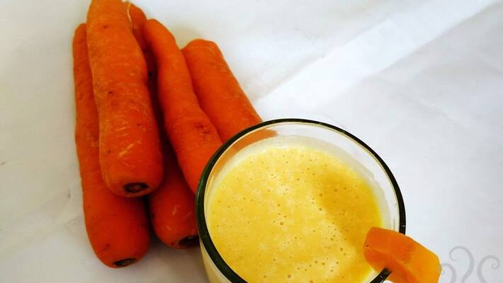 how to make carrot milk shake how to make carrot milk shake