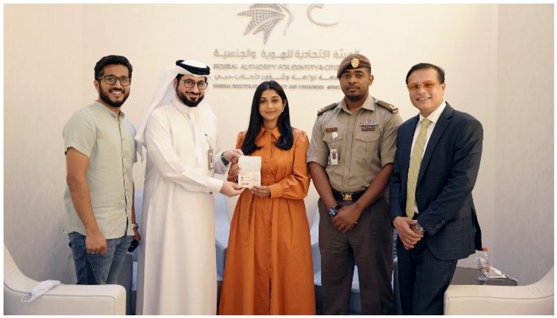 Meera Jasmine is the first Tamil actress to get a Golden Visa from uae