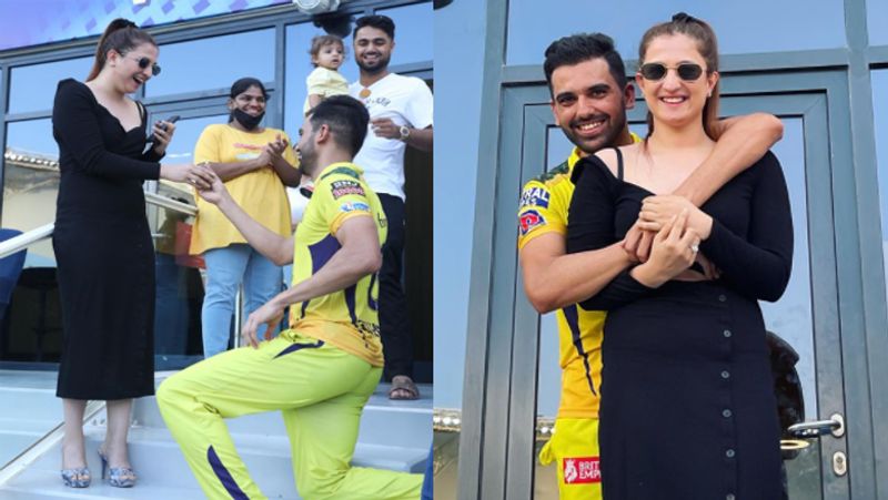 IPL 2021 - From Dhoni to Pandya, these 8 Indian crickers proposed their partners in filmy style ALB