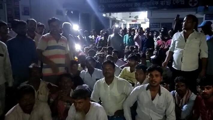 a man allegedly beaten to death by civic volunteer in Vaccine Centre of Malda bmm a man allegedly beaten to death by civic volunteer in Vaccine Centre of Malda bmm