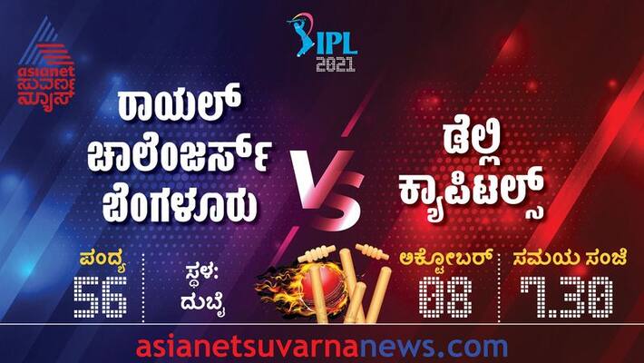 IPL 2021 Royal Challengers Bangalore take on Mumbai Indians in last League Match in Dubai kvn IPL 2021 Royal Challengers Bangalore take on Mumbai Indians in last League Match in Dubai kvn