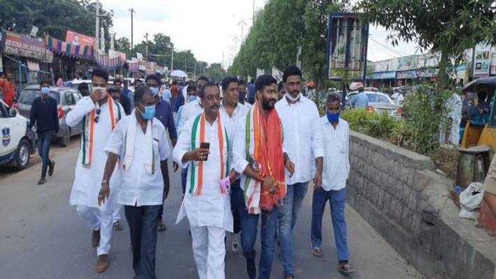 congress candidate filed nomination in huzurabad bypoll congress candidate filed nomination in huzurabad bypoll