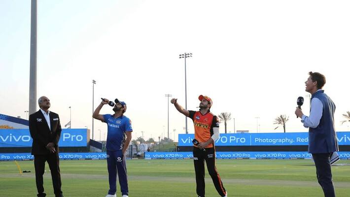 Mumbai Indians won the toss agaisnt SRH and decided to field fisrt in IPL 2021 at UAE spb Mumbai Indians won the toss agaisnt SRH and decided to field fisrt in IPL 2021 at UAE spb