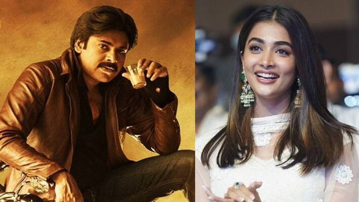 pooja hegde final with pawan kalyan says harish shankar in most eligible bachelor event pooja hegde final with pawan kalyan says harish shankar in most eligible bachelor event