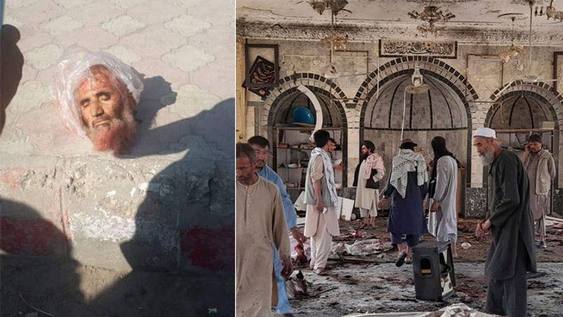 bomb blast at afghanistan mosque - 32 people killed
