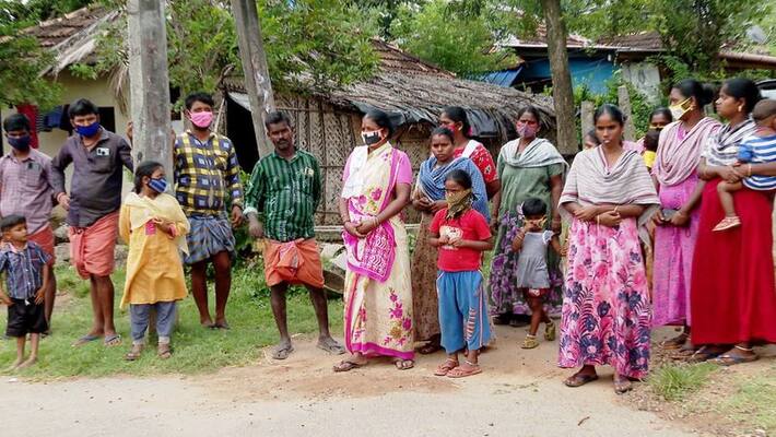 Tribal families out from govt housing project will start protest Tribal families out from govt housing project will start protest