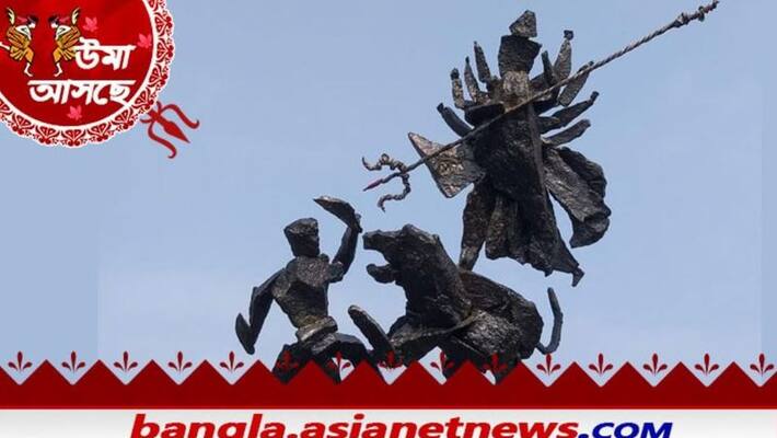 Engineering student Ankur Samanta have surprised everyone by making Durga of 13 cm stone chips RTB Engineering student Ankur Samanta have surprised everyone by making Durga of 13 cm stone chips RTB