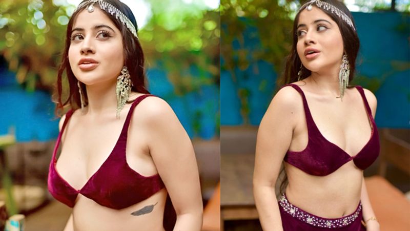Urfi Javed shows off her tattoo, rakhi sawant praise her