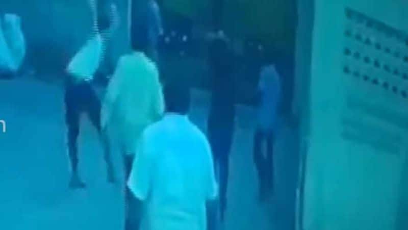rowdies attacking young man in ambattur