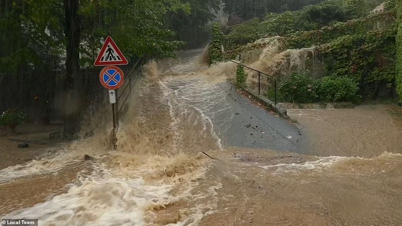 Italy in Europes heaviest rains 34 inches of rain in 12 hours