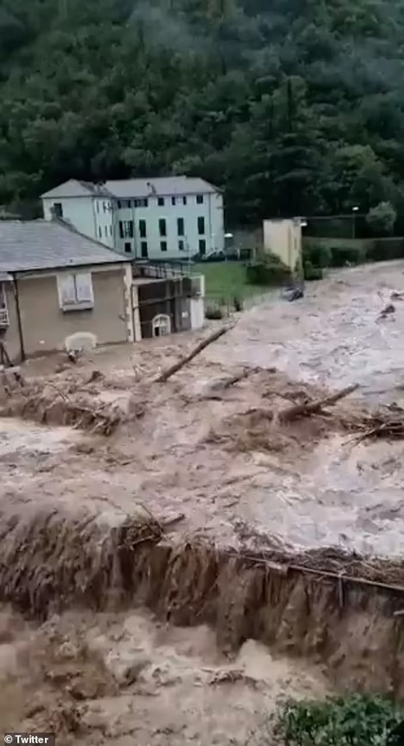 Italy in Europes heaviest rains 34 inches of rain in 12 hours