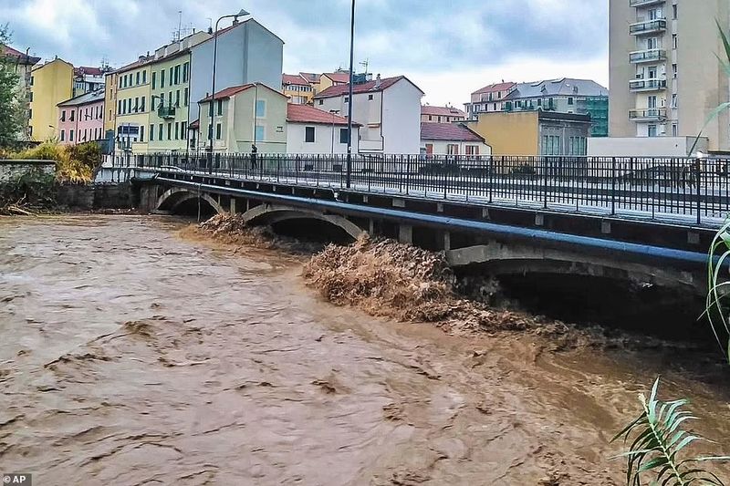 Italy in Europes heaviest rains 34 inches of rain in 12 hours