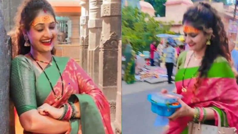 woman dance viral on social media film song in mahakal temple ujjain