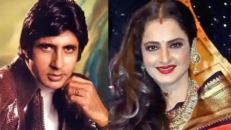 When Rekha was asked about falling in love with Amitabh Bachchan; here's what actress said-SYT