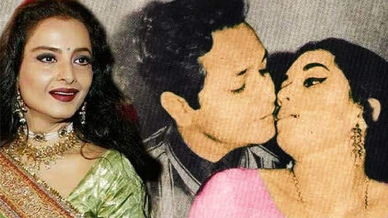 Rekha Birthday, Biswajit kept kissing actress during shooting a film scene and she was crying