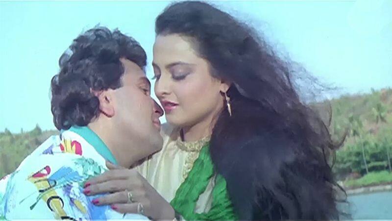 Rekha Birthday, Biswajit kept kissing actress during shooting a film scene and she was crying