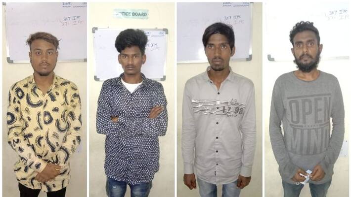 four drug peddlers arrested in hyderabad four drug peddlers arrested in hyderabad