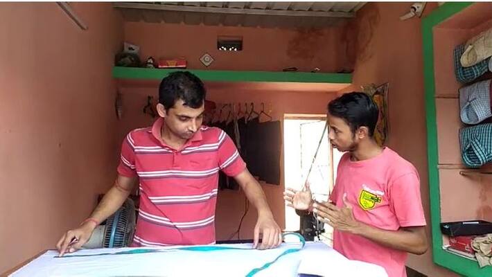 2 specially abled friend learned tailoring from youtube in purulia bmm 2 specially abled friend learned tailoring from youtube in purulia bmm