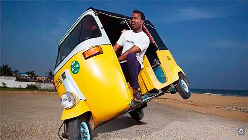 Viral video of Chennai Rickshaw driver who got his name registered in Guinness World Records