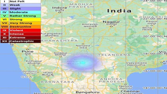 Earthquake of magnitude 3.4 in Karnataka Gulbarga recorded by National Centre for seismology Earthquake of magnitude 3.4 in Karnataka Gulbarga recorded by National Centre for seismology