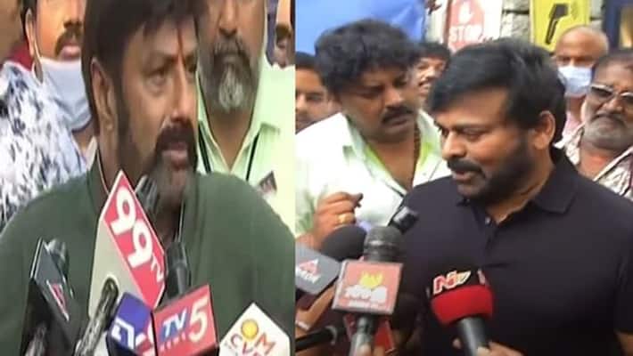 Chiranjeevi and Balakrishna comments on MAA Election Chiranjeevi and Balakrishna comments on MAA Election