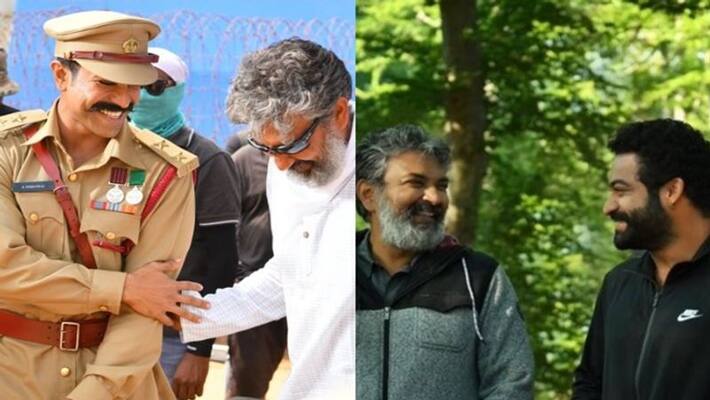 Ram Charan and NTR Brth day wishes to Rajamouli Ram Charan and NTR Brth day wishes to Rajamouli