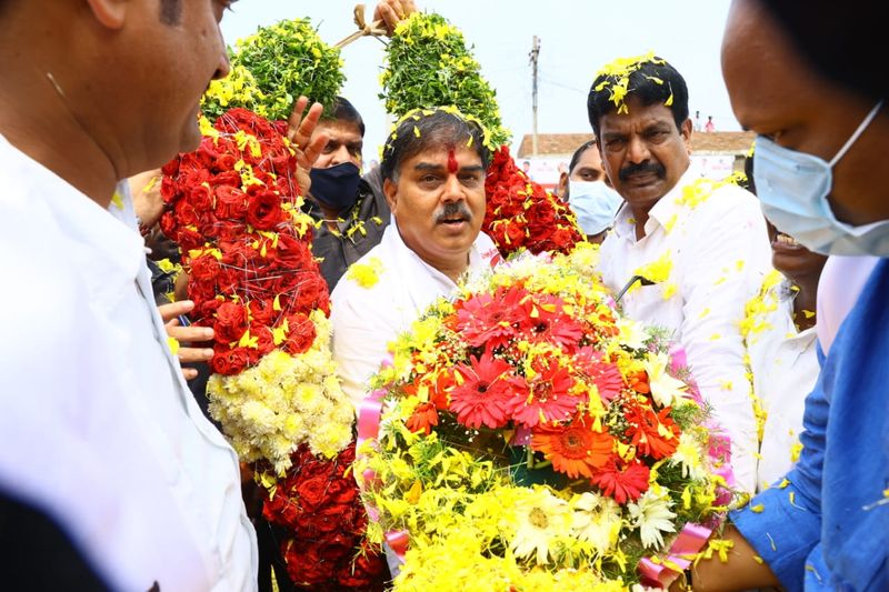grand welcome to janasena pac chairman nadendla manohar