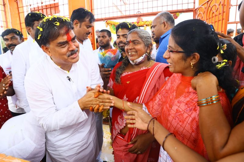 grand welcome to janasena pac chairman nadendla manohar