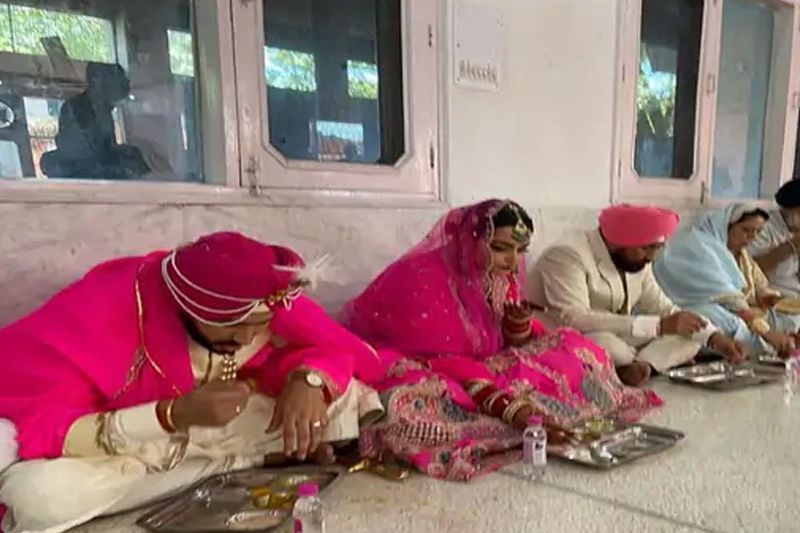 punjab cm charanjit channi son gets married in mohali, channidrove the grooms car