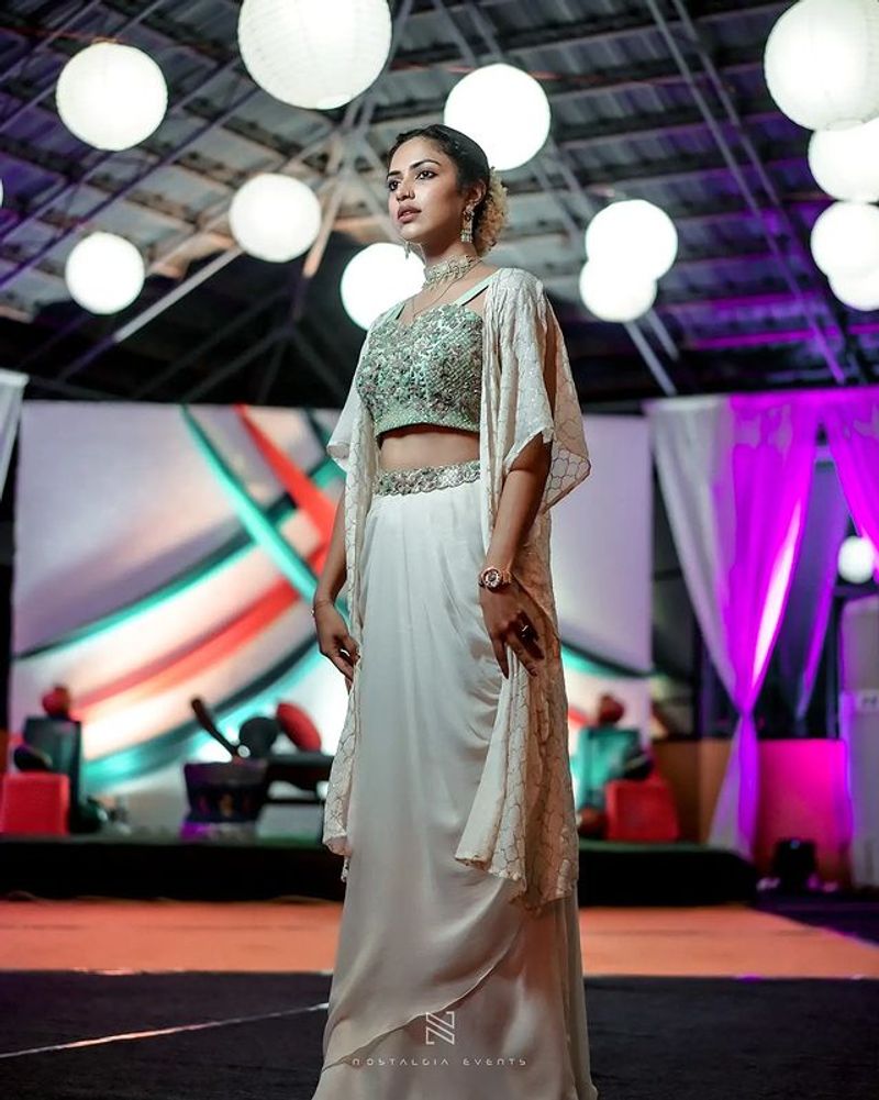 Actress amalapaul black color transparent saree stunning photos gone viral