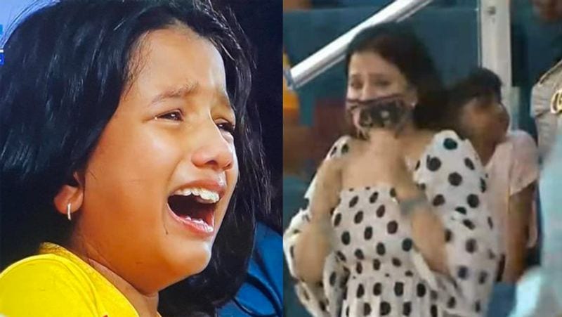 IPL 2021: MS Dhoni's wife Sakshi singh gets emotional after winning shot from her husband
