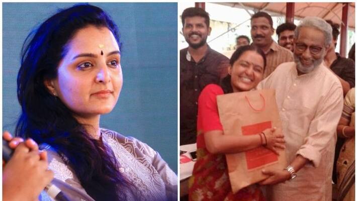 Manju warrier tribute to nedumudi venu Manju warrier tribute to nedumudi venu
