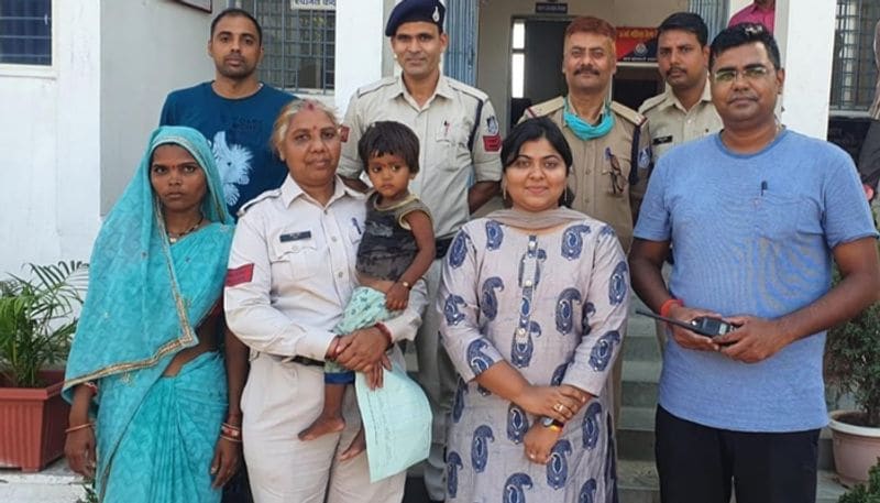 Madhya Pradesh, man in Raisen hanged one and half year old daughter and hurt her with trishul, police rescued toddler