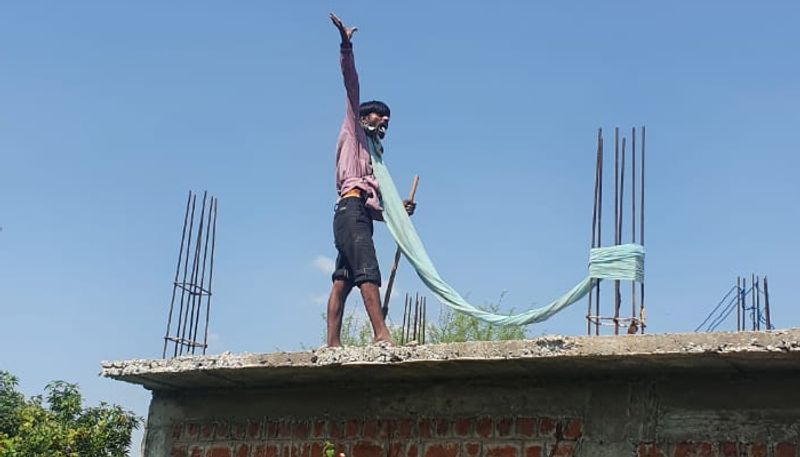 Madhya Pradesh, man in Raisen hanged one and half year old daughter and hurt her with trishul, police rescued toddler