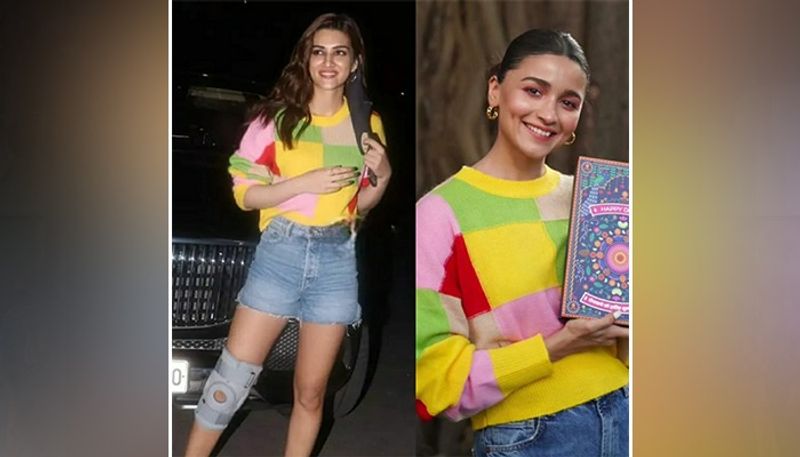 Kriti Sanon or Alia Bhatt? Who wore this multi-coloured top better? Take a look RCB