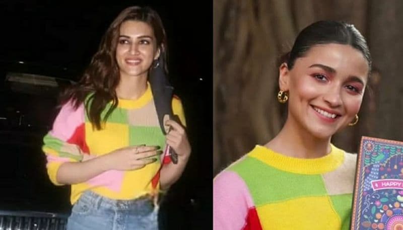Kriti Sanon or Alia Bhatt? Who wore this multi-coloured top better? Take a look RCB
