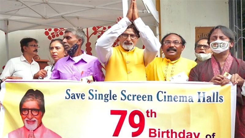 Amitabh Bachchan seen in a Spiritual look on his 79th birthday