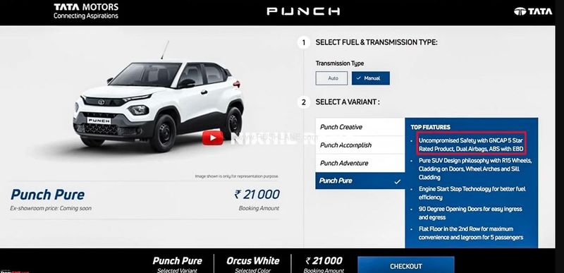 How safe is new Tata Punch: Safety rating information leaked