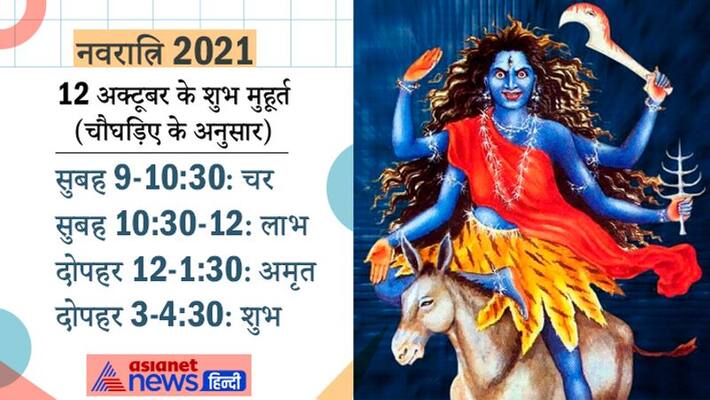 Navratri 2021, seventh day of this festival is of devi Kalaratri, know puja vidhi, shubh muhurat, aarti and upay Navratri 2021, seventh day of this festival is of devi Kalaratri, know puja vidhi, shubh muhurat, aarti and upay