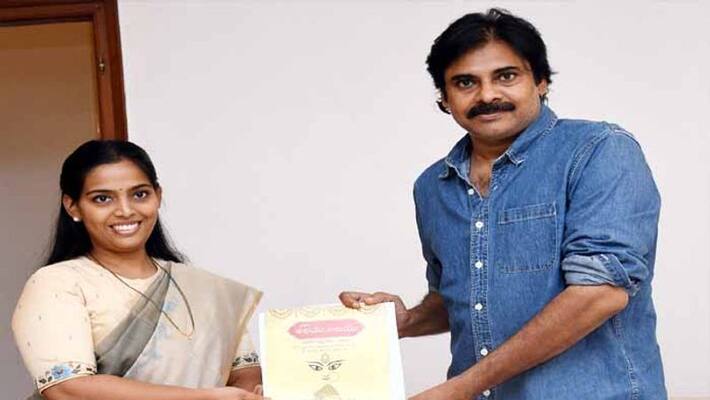Haryana Governor daughter Vijayalaxmi invites Jana sena chief pawan kalyan to Alai Balai Haryana Governor daughter Vijayalaxmi invites Jana sena chief pawan kalyan to Alai Balai