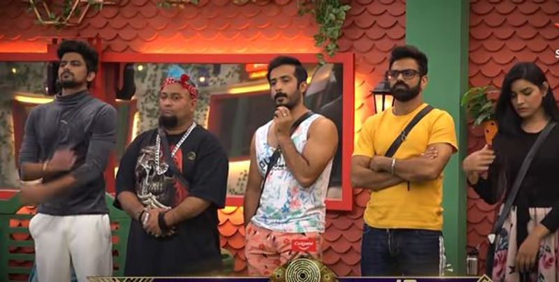 bigg boss5 6th week nominations anee master warning to viswa and priya siri setires