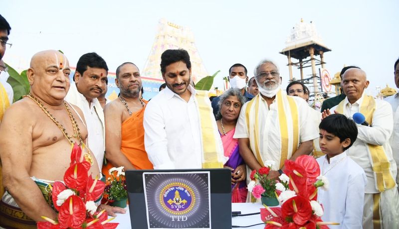 AP CM YS Jagan at Tirumala Temple
