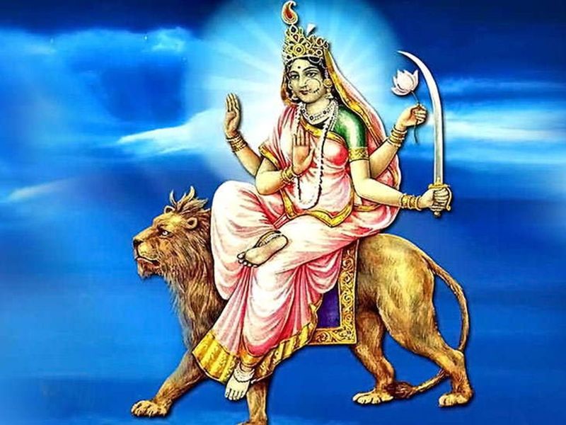 Navratri 2021 Significance of Goddess katyayani devi and the sixth avatar of Navratri Durga devi gnr