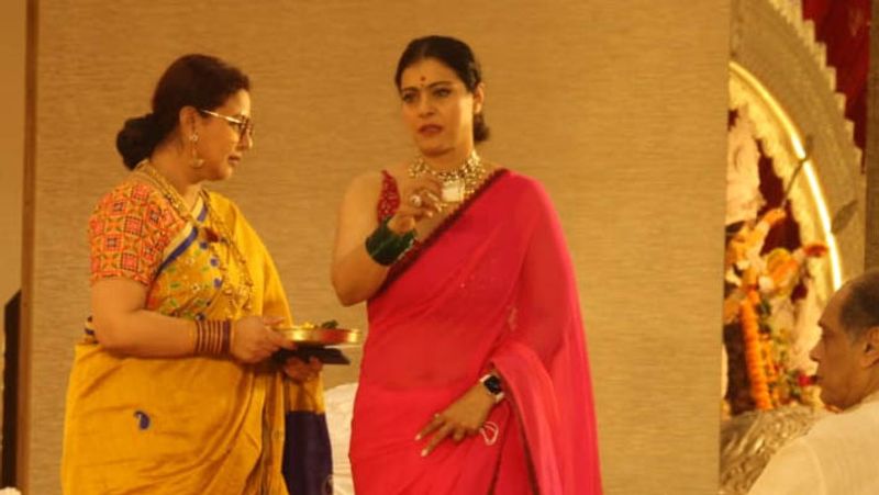 kajol spotted at durga puja without makeup, ayan mukherjee and these celebs were also seen