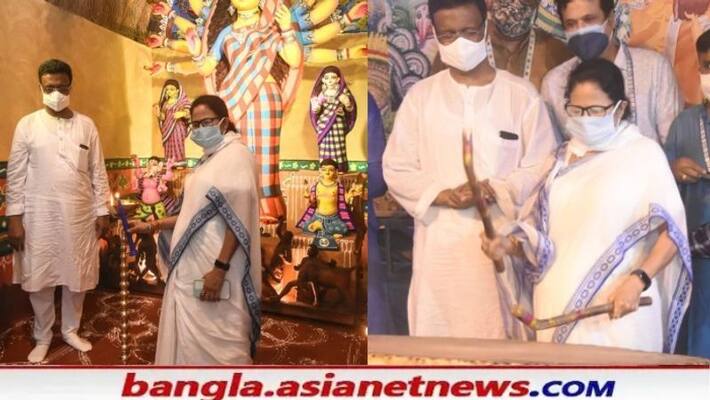 Mamata Banerjee inaugurated Bhabanipur 75 Pally Durga Puja RTB Mamata Banerjee inaugurated Bhabanipur 75 Pally Durga Puja RTB