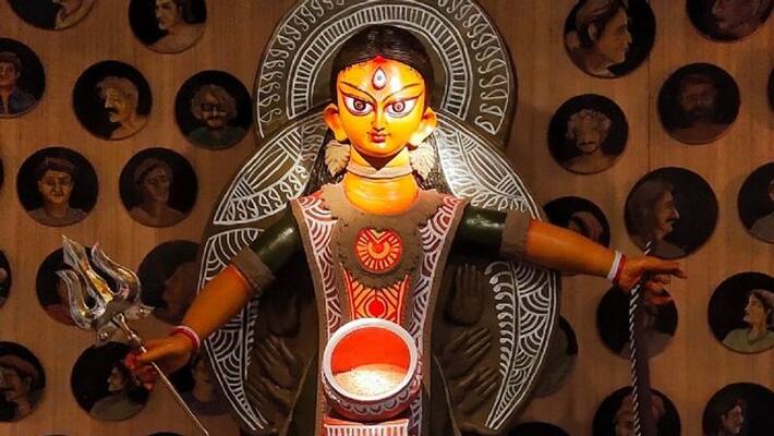 South Kolkata Durga Puja 2022 Puja Pandal Purbanchal Shakti Sangha Preparation and theme puja news ABSC South Kolkata Durga Puja 2022 Puja Pandal Purbanchal Shakti Sangha Preparation and theme puja news ABSC